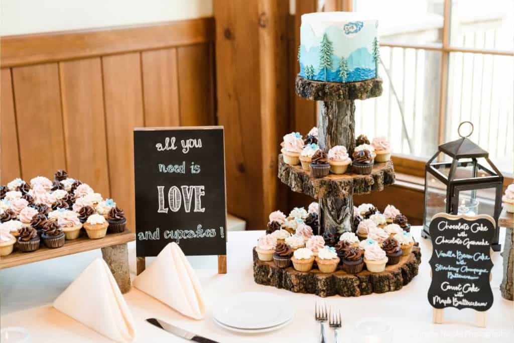 Stratton Mountain Resort Wedding Photos Catering Cupcakes