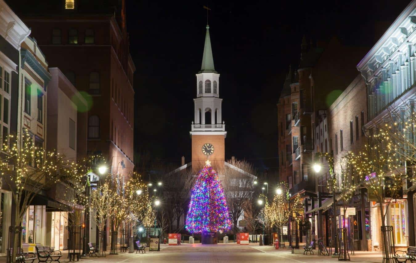 Church Street Marketplace - Winter Evening Lights