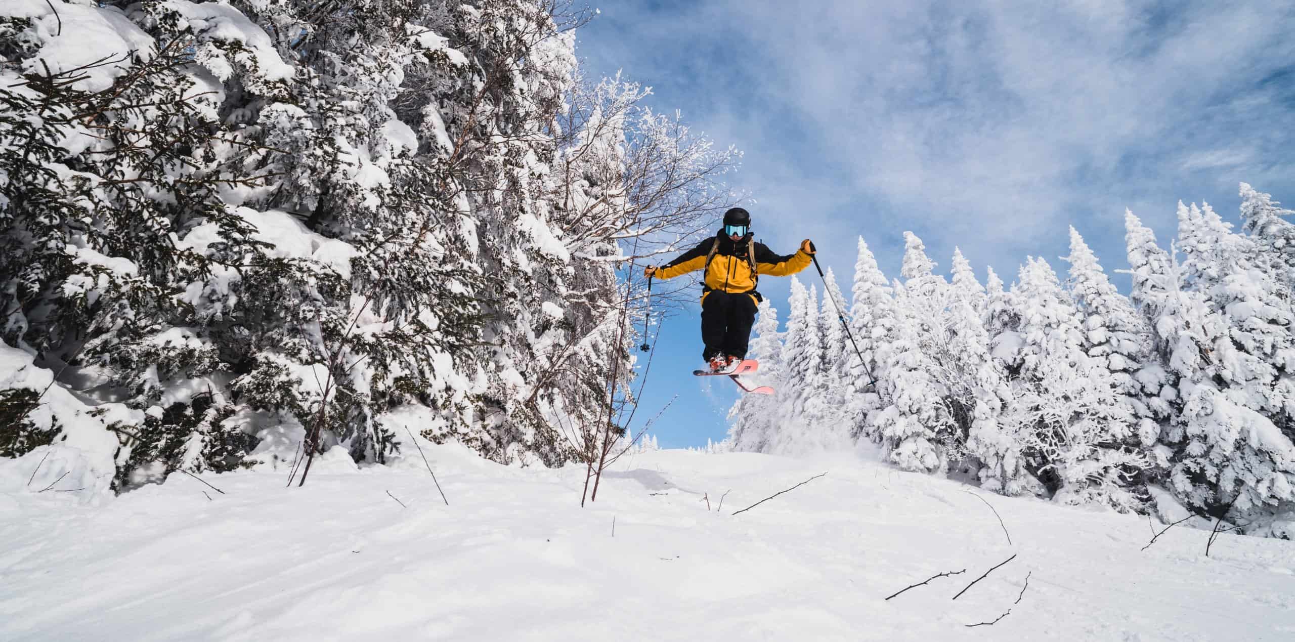 Bolton Valley - Skier Jumping