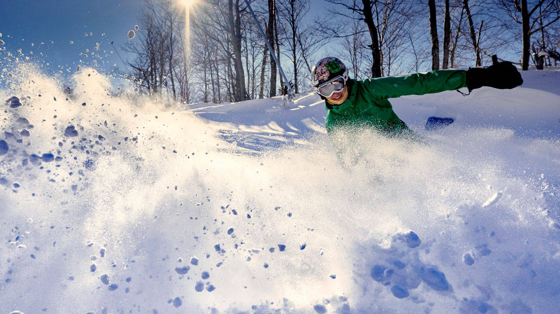 Middlebury College Snow Bowl - Powder Skiing