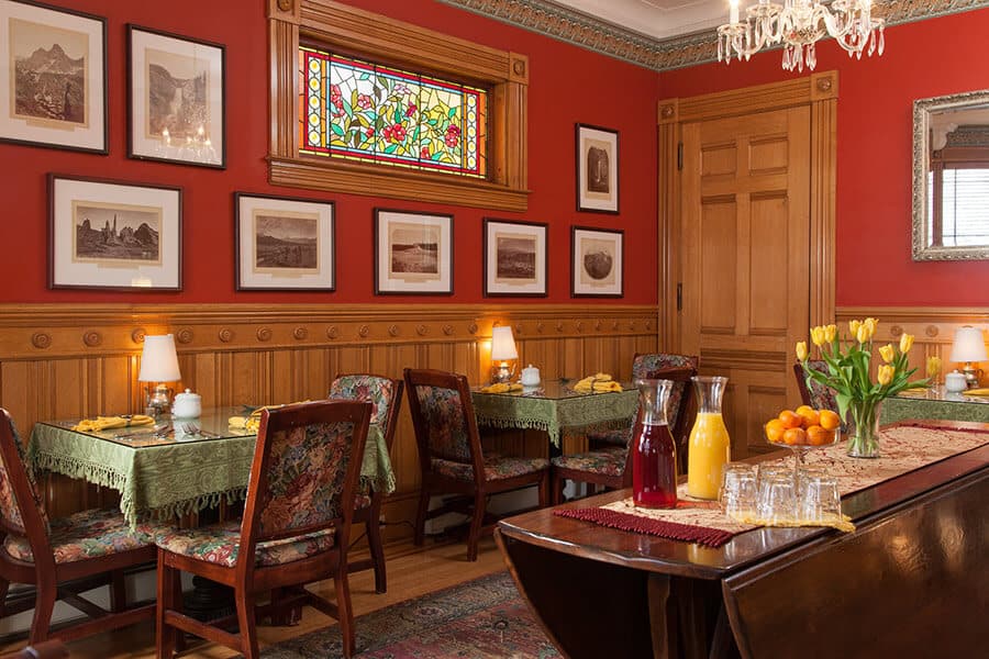 Lang House on Main Street - Dining Room