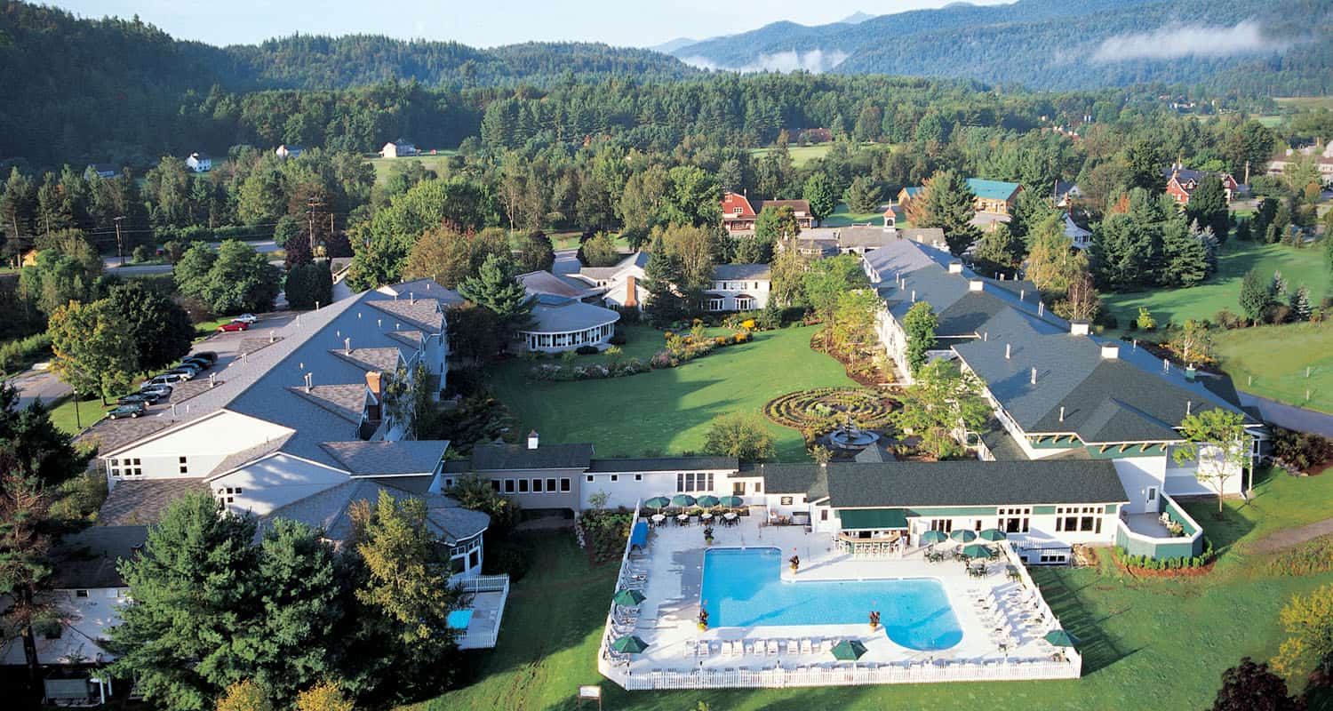 Stoweflake Mountain Resort and Spa - Summer Aerial View of Property