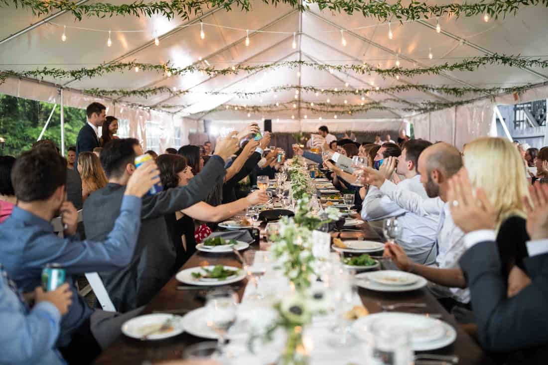 Trailside Inn - Wedding Reception Tent - Clove Hitch Photography