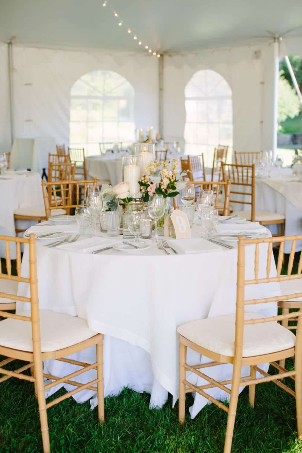 1824 House Inn + Barn - Outdoor Tent Reception Dining