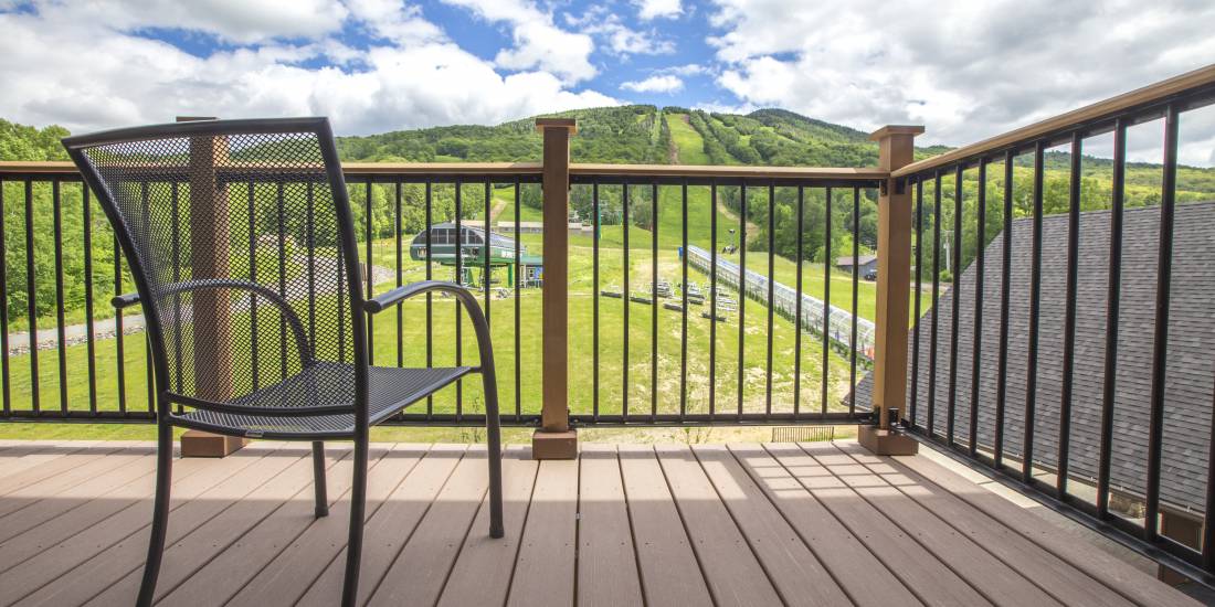 Burke Mountain - Summer Balcony View