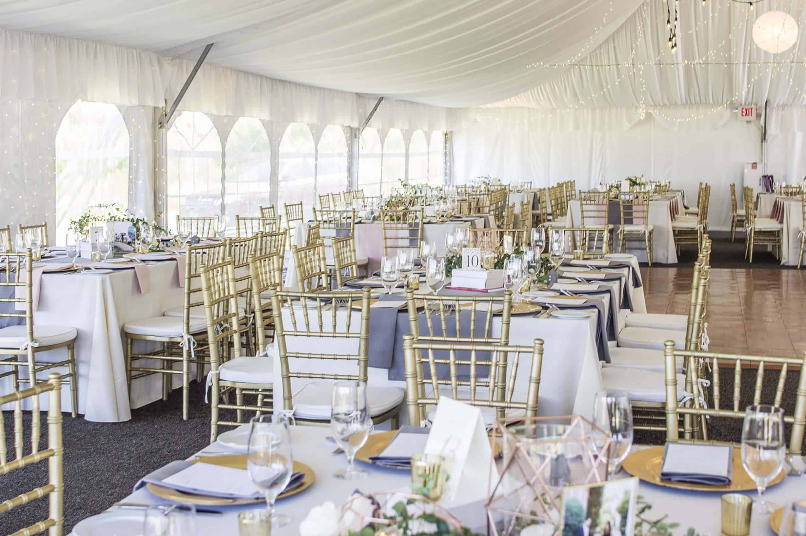 Jay Peak Resort - Summer Outdoor Wedding Tent with Dancefloor