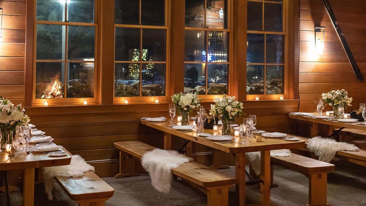 Lodge at Spruce Peak - Indoor Event Dining