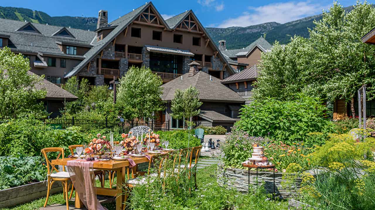 Lodge at Spruce Peak - Summer Outdoor Event Dining
