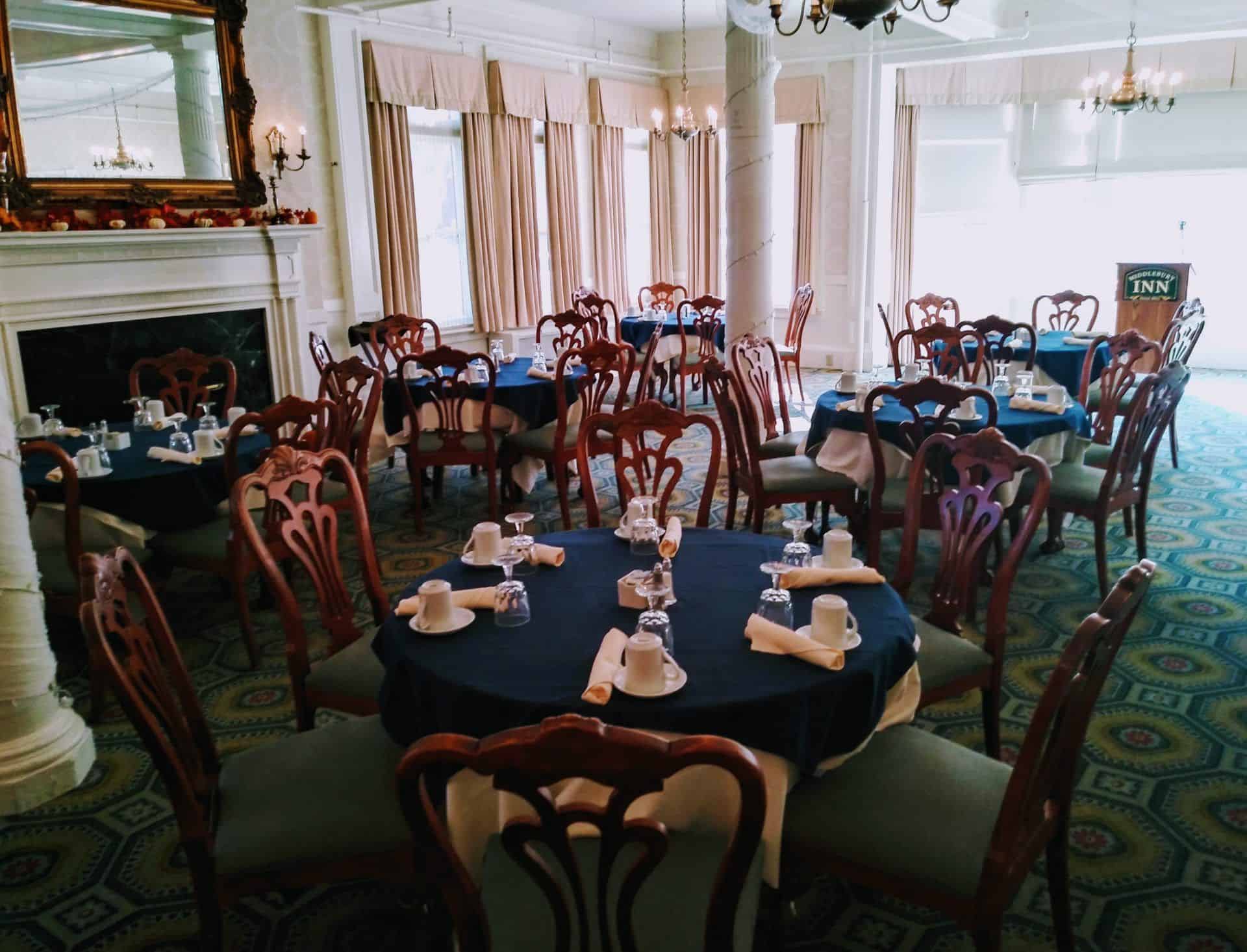 Middlebury Inn - Banquet Room with Podium