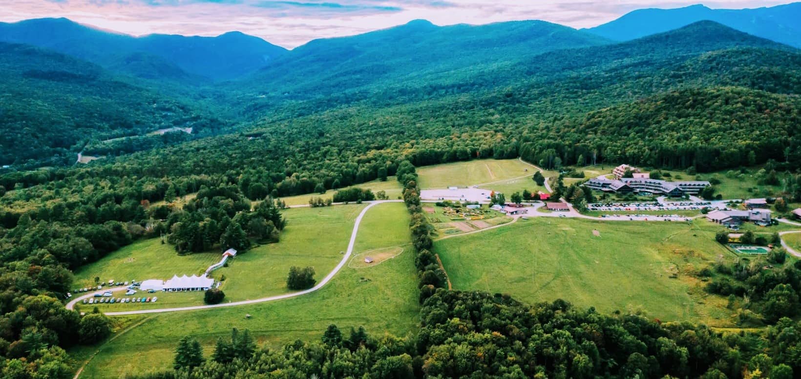 Trapp Family Lodge - Summer Aerial Property View