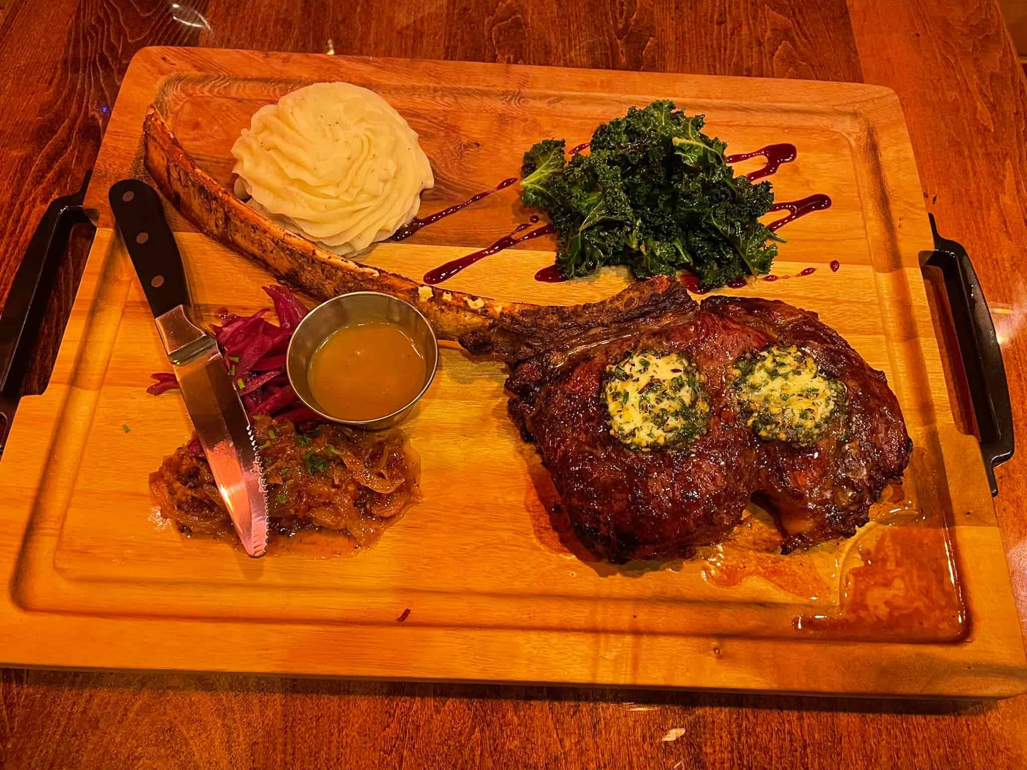 Fire & Ice Restaurant - 38oz Tomahawk Steak