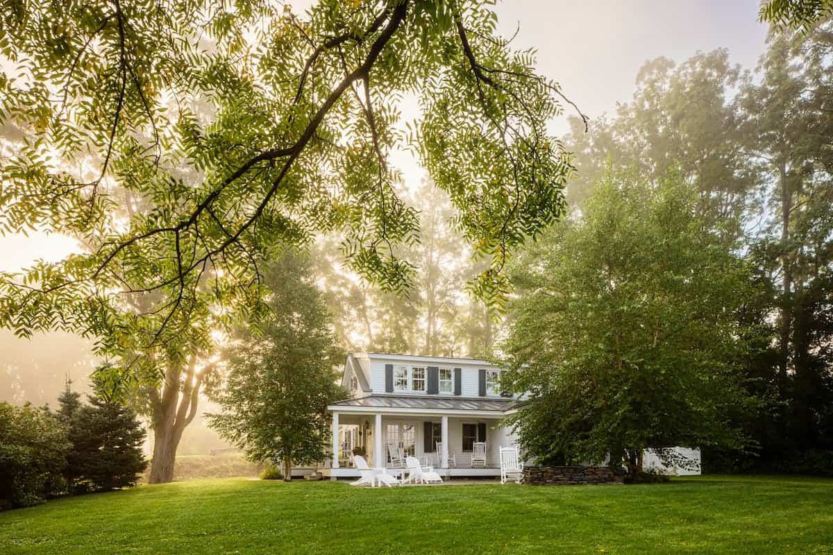 Hill Farm by Sagra Cottage in Misty Morning