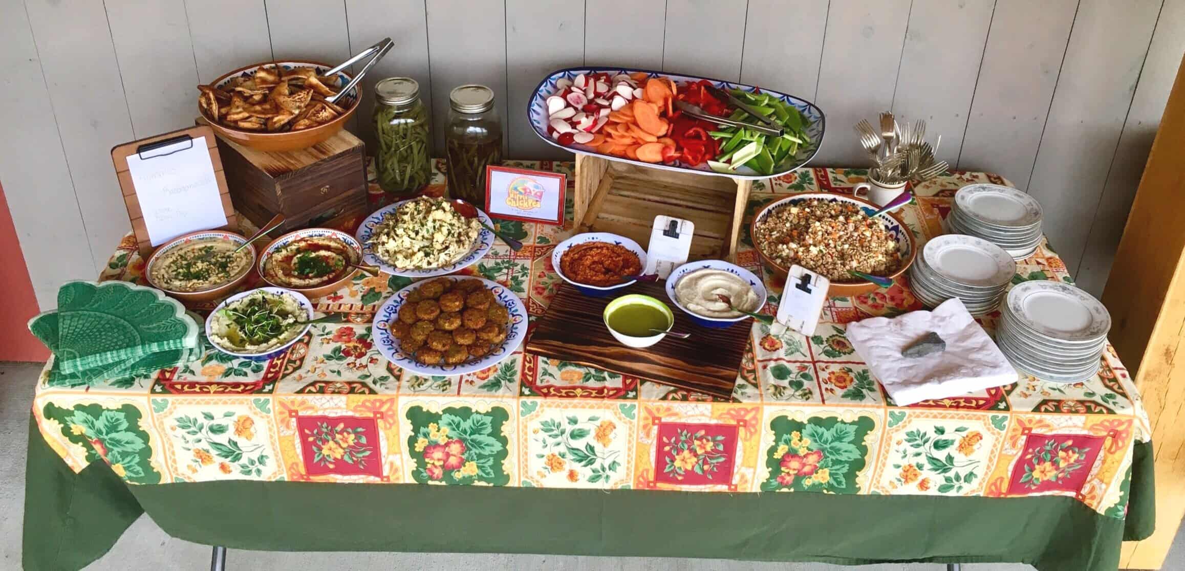 Hippie Chickpea - Catering Table