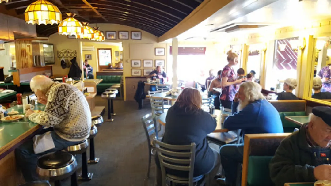 Miss Lyndonville Diner - Interior Dining with Guests