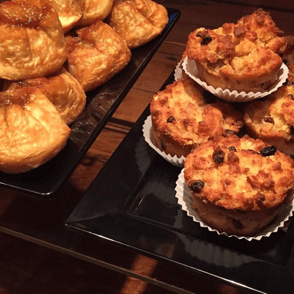 Sunup Bakery - Sticky Buns and Espresso Bread Pudding Muffins