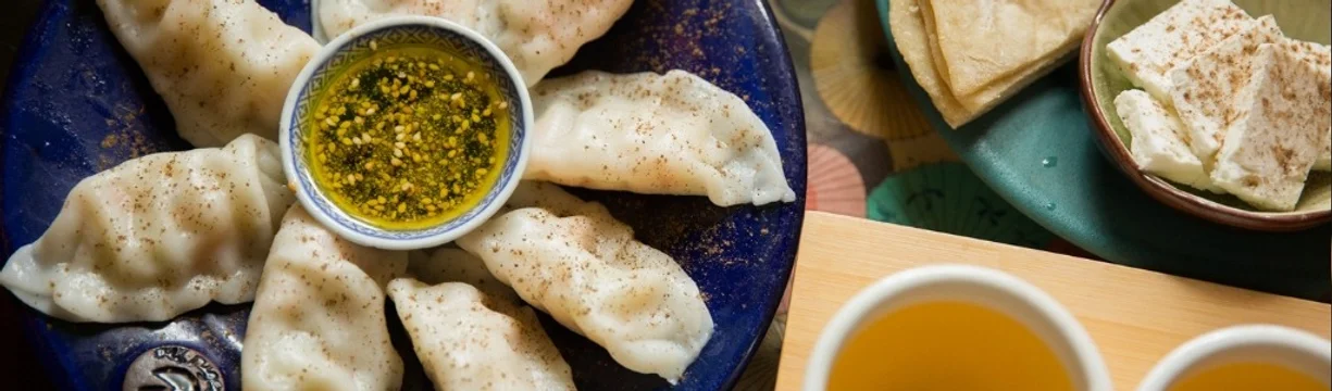 Dobra Tea - Dumplings and Tofu with Tea