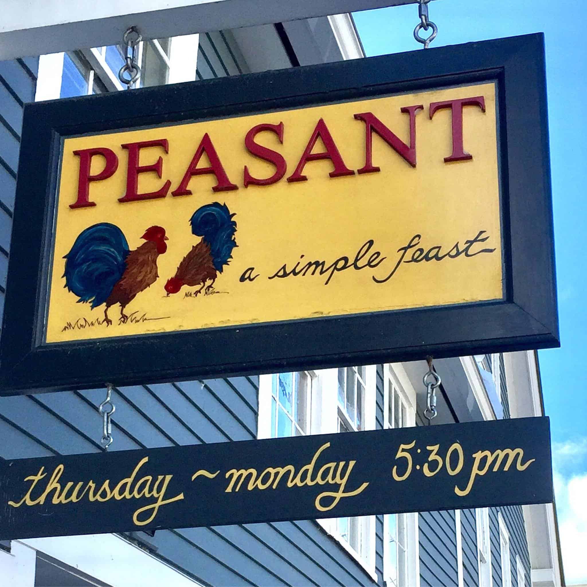Peasant - Outdoor Sign