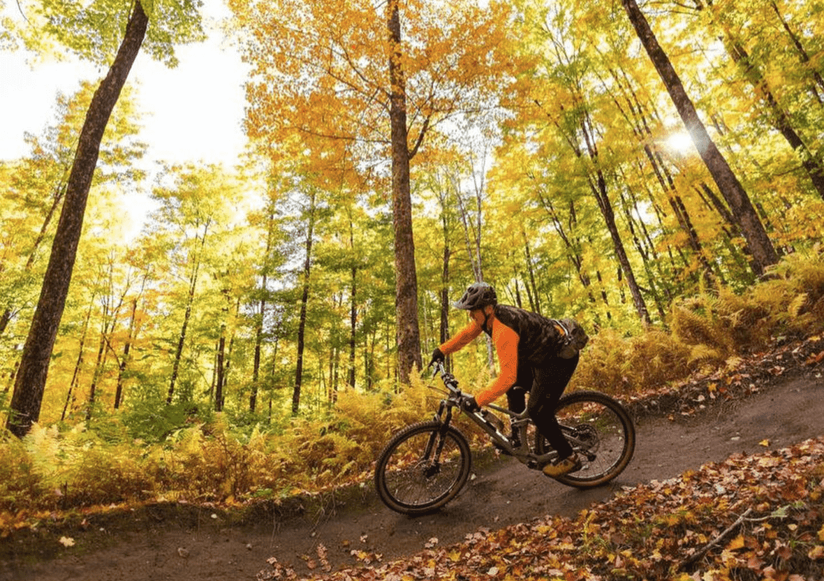 Cady Hill Fall Foliage Biking