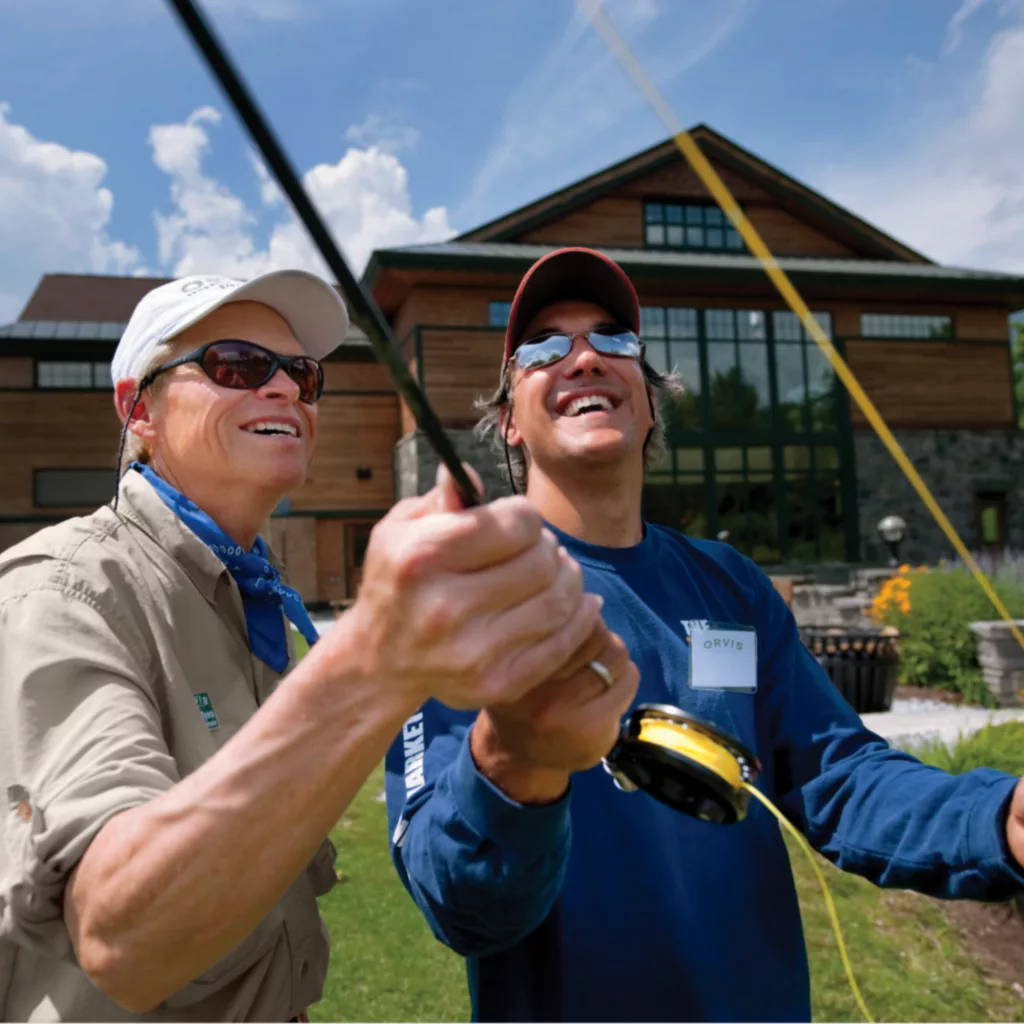 Orvis - Fly Fishing Instructor and Student