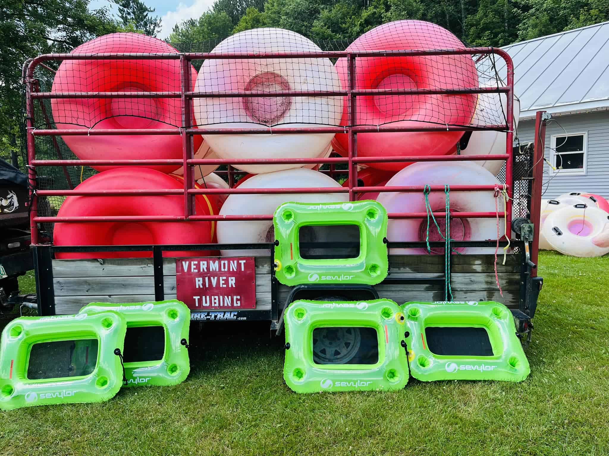 Vermont River Tubing Company - Tubes ready to go