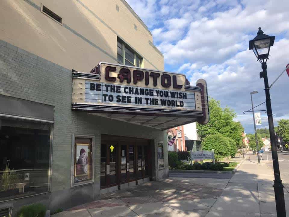 Capitol Theater - Daytime Building Exterior with Marquee