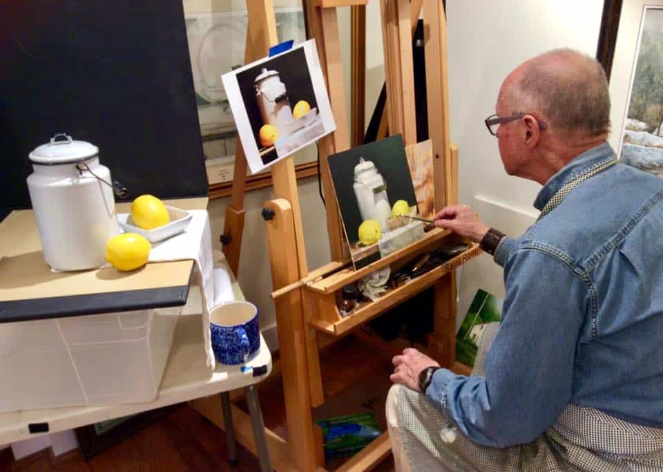 Moosewalk Studios and Galleries - Gary Eckhart Painting Still Life