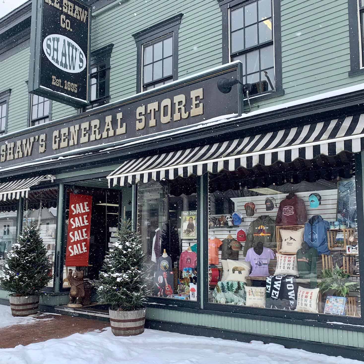 Shaw's General Store - Winter Exterior