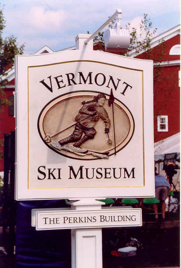 Vermont Ski Museum - Perkins Building Sign