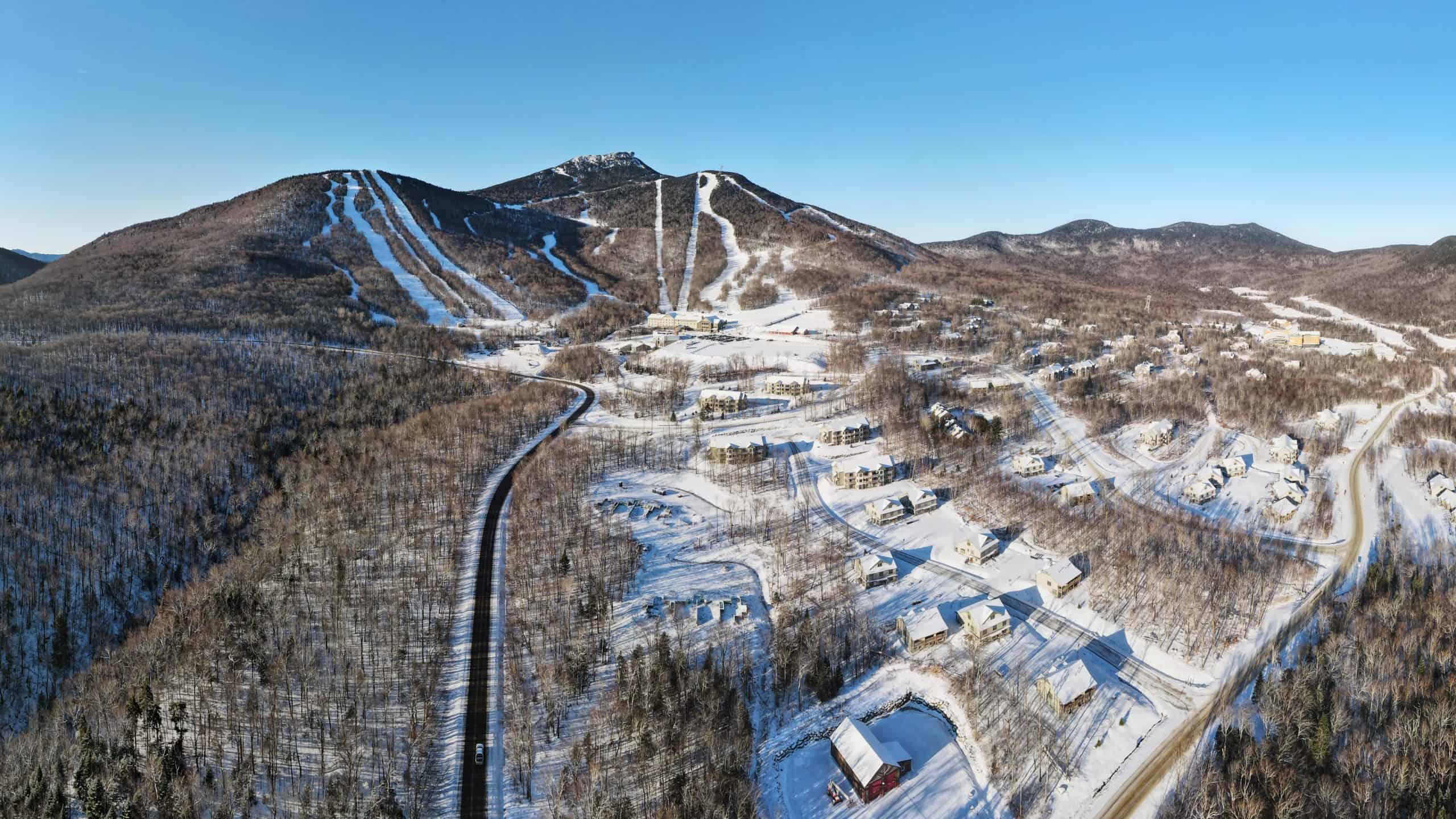 Jay Peak Resort Arial Ski Mountain