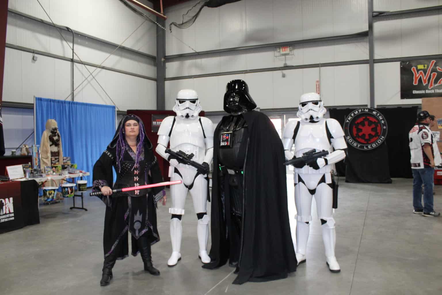 Vermont Gatherings - SciFi & Fantasy Participants - Star Wars Stormtroopers & Vader