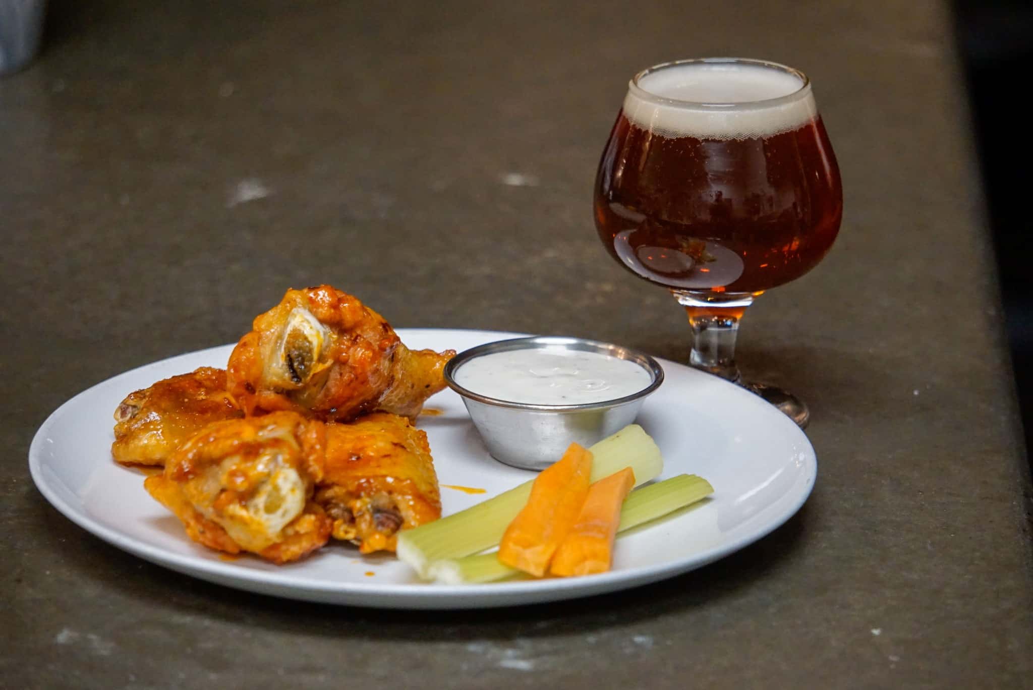 Four Quarters Brewing - Buffalo Wings with Beer